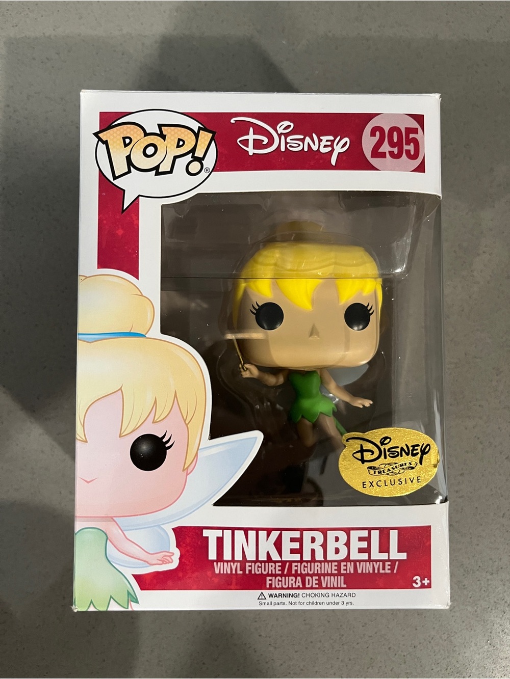 Tinkerbell Disney Treasures Exclusive Funko Pop #295